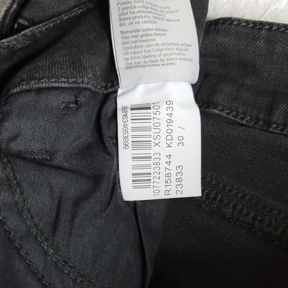 Mavi Black denim "Alexa" mid-rise skinny jeans.  Size 30 - Picture 12 of 12